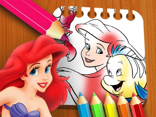 The Little Mermaid Coloring Book Legends Dash