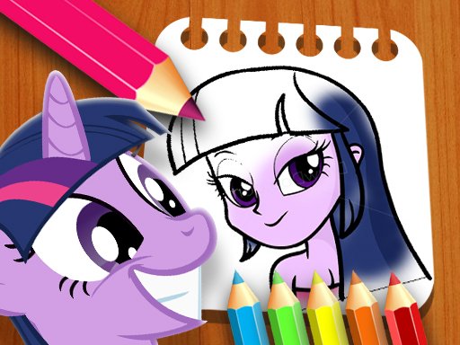 Equestria Girls Coloring Book Legends